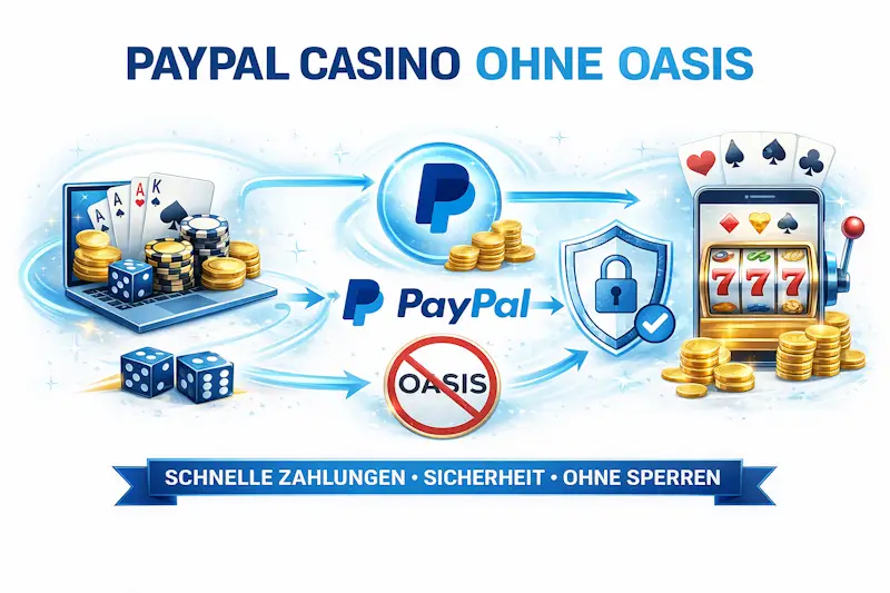 Einzahlung im Casino ohne OASIS: PayPal, Krypto und E-Wallet Ablauf